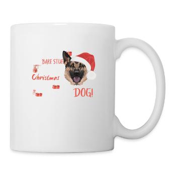 German Shepherd Merry Christmas - Mug - white - Right