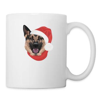 German Shepherd Merry Christmas - Mug - white - Right