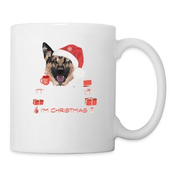 German Shepherd Christmas Market - Mug - white - Right
