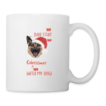 German Shepherd Merry Christmas - Mug - white - Right