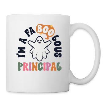 Faboolous Principal Retro Halloween Vintage - Mug - white - Right