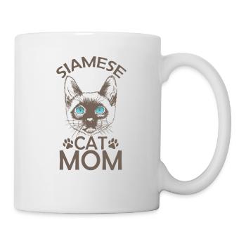 Siamese Cat Mom Pet Cat Breed - Mug - white - Right