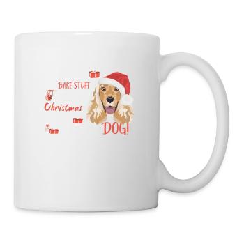 Deutsch Cocker Spaniel Merry Christmas - Mug - white - Right