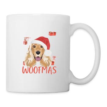 Deutsch Cocker Spaniel Merry Christmas - Mug - white - Right