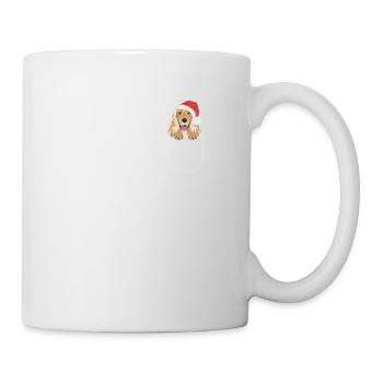 Deutsch Cocker Spaniel Merry Christmas - Mug - white - Right