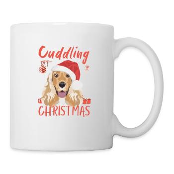 Deutsch Cocker Spaniel Merry Christmas - Mug - white - Right