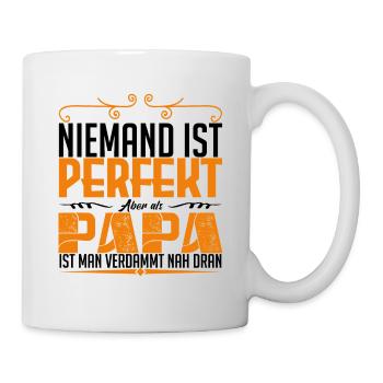 perfekt dad - Tasse - Weiß - Rechts