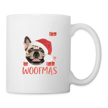 Français Bulldog Joyeux Noël - Mug blanc - blanc - Droite