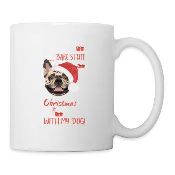 Français Bulldog Joyeux Noël - Mug blanc - blanc - Droite