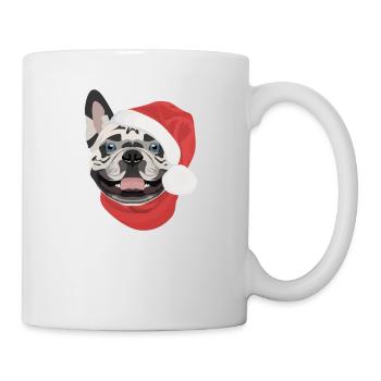 Français Bulldog Joyeux Noël - Mug blanc - blanc - Droite