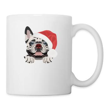 Français Bulldog Joyeux Noël - Mug blanc - blanc - Droite