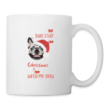 Français Bulldog Joyeux Noël - Mug blanc - blanc - Droite