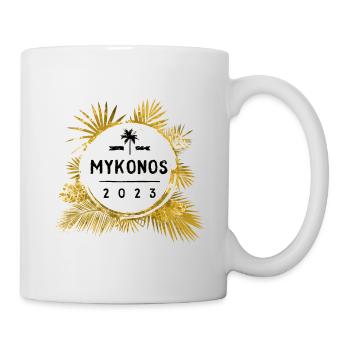 Mykonos 2023 Colorful - Mug - white - Right