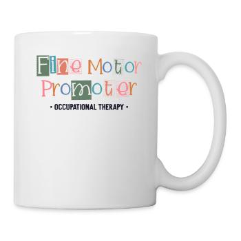 Promoteur de motricité fine ergothérapie ergothérapie - Mug blanc - blanc - Droite