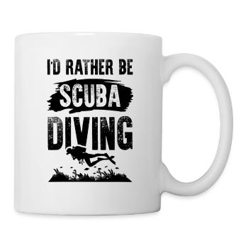 Diving scuba diving - Mug - white - Right