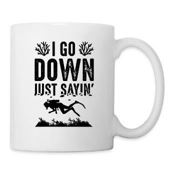 Diving Funny saying - Mug - white - Right