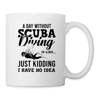Diving scuba diving - Mug - white - Right