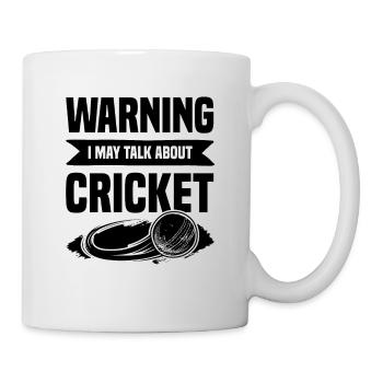 cricket sport - Tasse - Weiß - Rechts