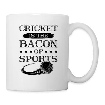 cricket bacon - Tasse - Weiß - Rechts