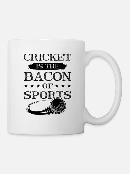 cricket bacon - Tasse - Weiß