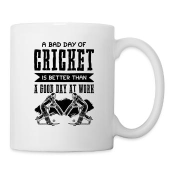 Cricket good day - Mug - white - Right