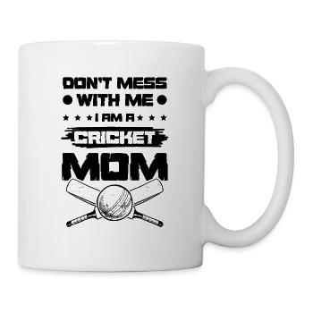 cricket mama - Tasse - Weiß - Rechts