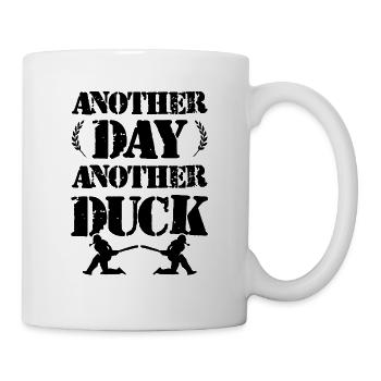 cricket duck - Tasse - Weiß - Rechts