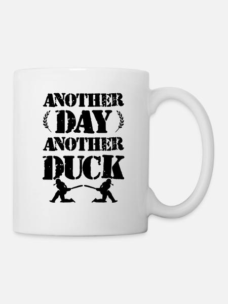 cricket duck - Tasse - Weiß