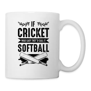 Cricket Softball - Mug blanc - blanc - Droite