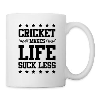 cricket leben - Tasse - Weiß - Rechts