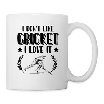 liebe cricket - Tasse - Weiß - Rechts