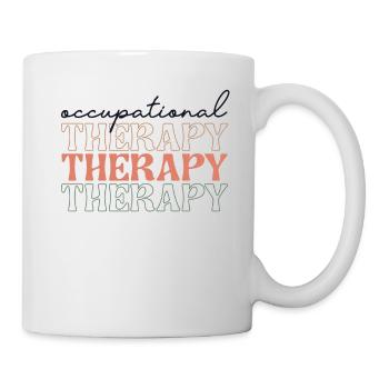 Motiver l’ergothérapie Orthophonie École d’ergothérapie - Mug blanc - blanc - Droite