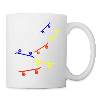 Skateboard Skaters - Mug blanc - blanc - Droite