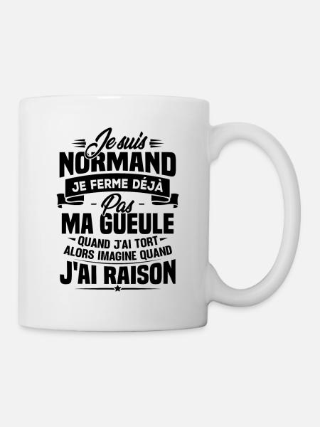 Humour cadeau Je suis Normand - Mug blanc - blanc
