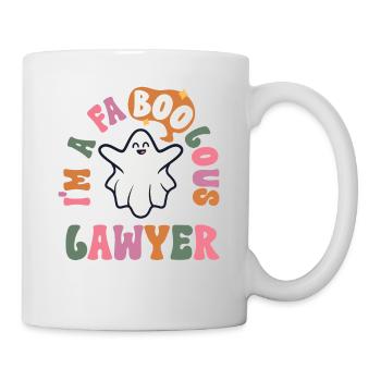 Faboolous Lawyer Retro Halloween Attorney - Mug - white - Right