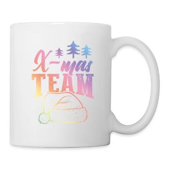 X-Mas Team Weihnachten - Tasse - Weiß - Rechts