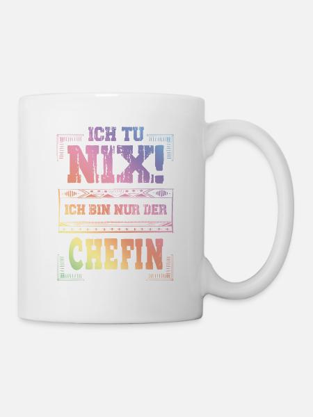 Weltbeste Chefin - Tasse - Weiß