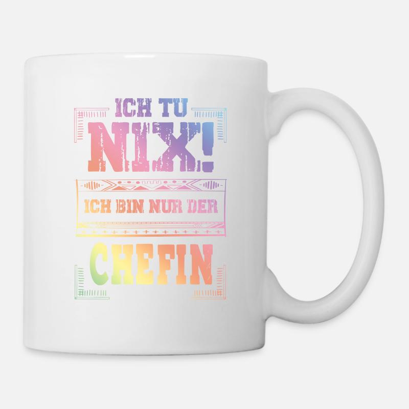 Weltbeste Chefin - Tasse - Weiß