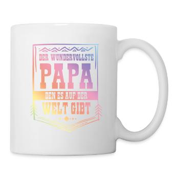 bester vater auf der welt - Tasse - Weiß - Rechts