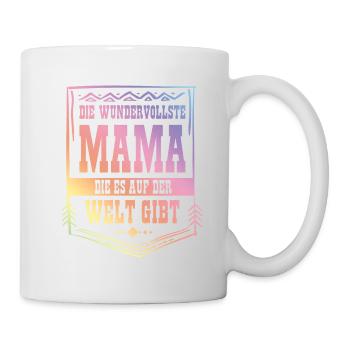 beste mama auf der welt - Tasse - Weiß - Rechts