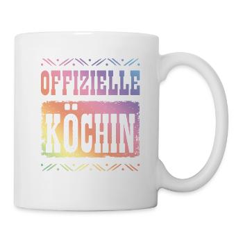 Premium Köchin - Tasse - Weiß - Rechts