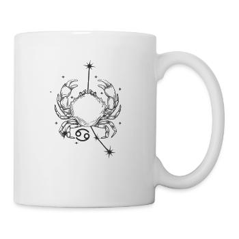 Cancer Zodiac Sign June July - Mug - white - Right
