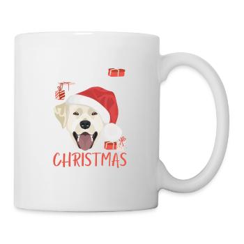 Joyeux Noël Labrador - Mug blanc - blanc - Droite