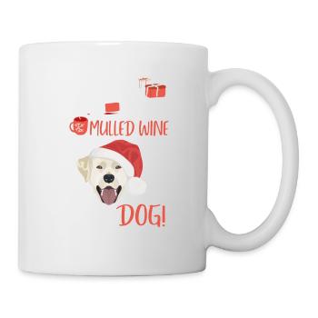 Labrador vin chaud Noël - Mug blanc - blanc - Droite