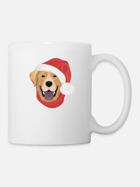 Labrador Merry Christmas - Mug - white