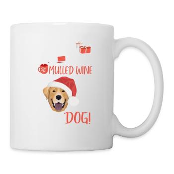 Labrador vin chaud Noël - Mug blanc - blanc - Droite