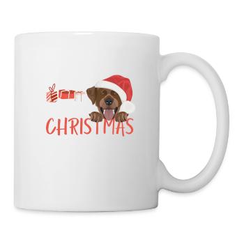 Joyeux Noël Labrador - Mug blanc - blanc - Droite