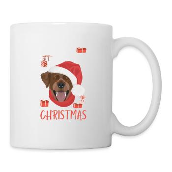 Joyeux Noël Labrador - Mug blanc - blanc - Droite