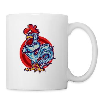 Rooster Hahn - Mug - white - Right