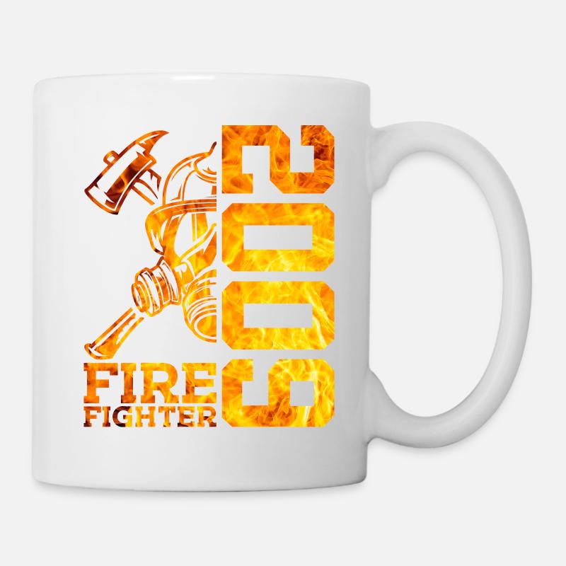 17E ANNIVERSAIRE DE LA BRIGADE DES POMPIERS 2009 - Mug blanc - blanc